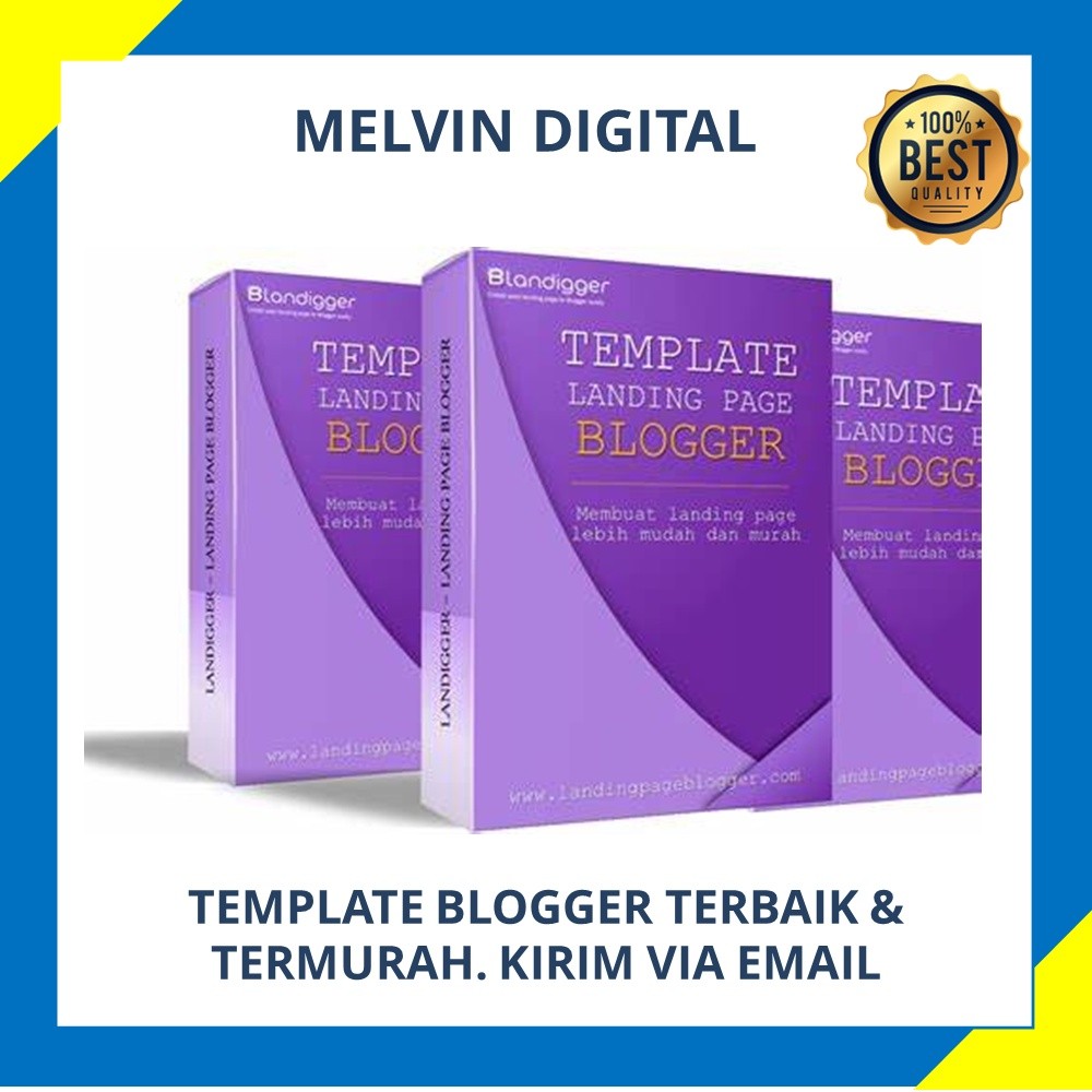 LANDIGGER V.1 – LANDING PAGE TEMPLATE BLOGSPOT