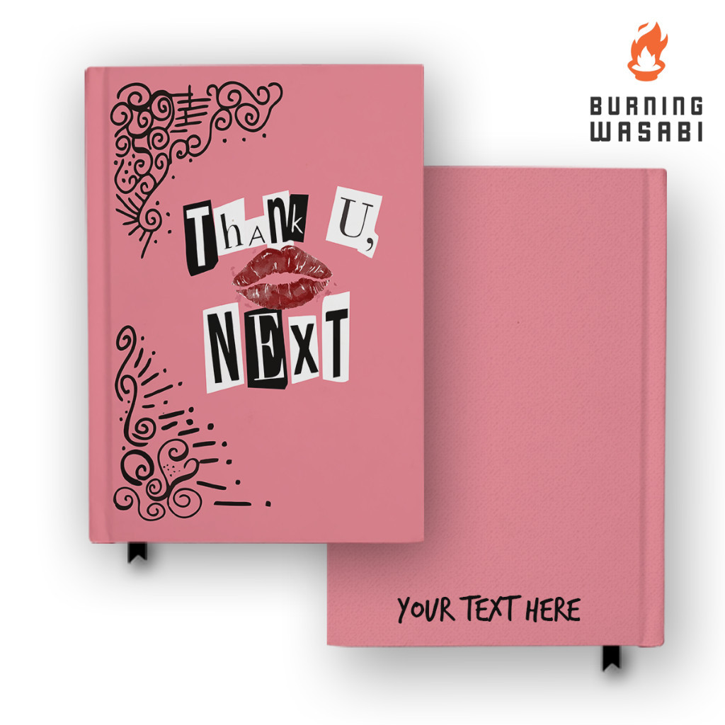 

Notebook Burn Book 2 Thank You Next Ariana Grande Custom Nama Diary Gift Jurnal Agenda Burning Wasabi Hardcover A5 A6