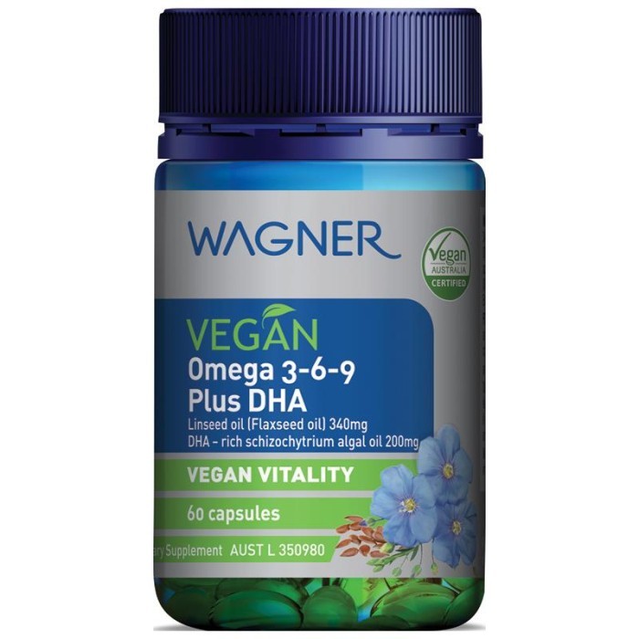 Wagner Vegan Omega 3-6-9 Plus DHA - 60 Caps