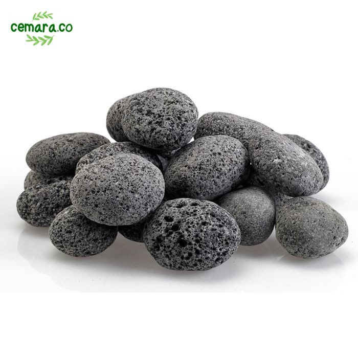 Batu Coral Lava Hitam Untuk Hiasan Aquarium Aquascape Ikan Koki Kolam Koi Media Dekorasi Taman Pot 1