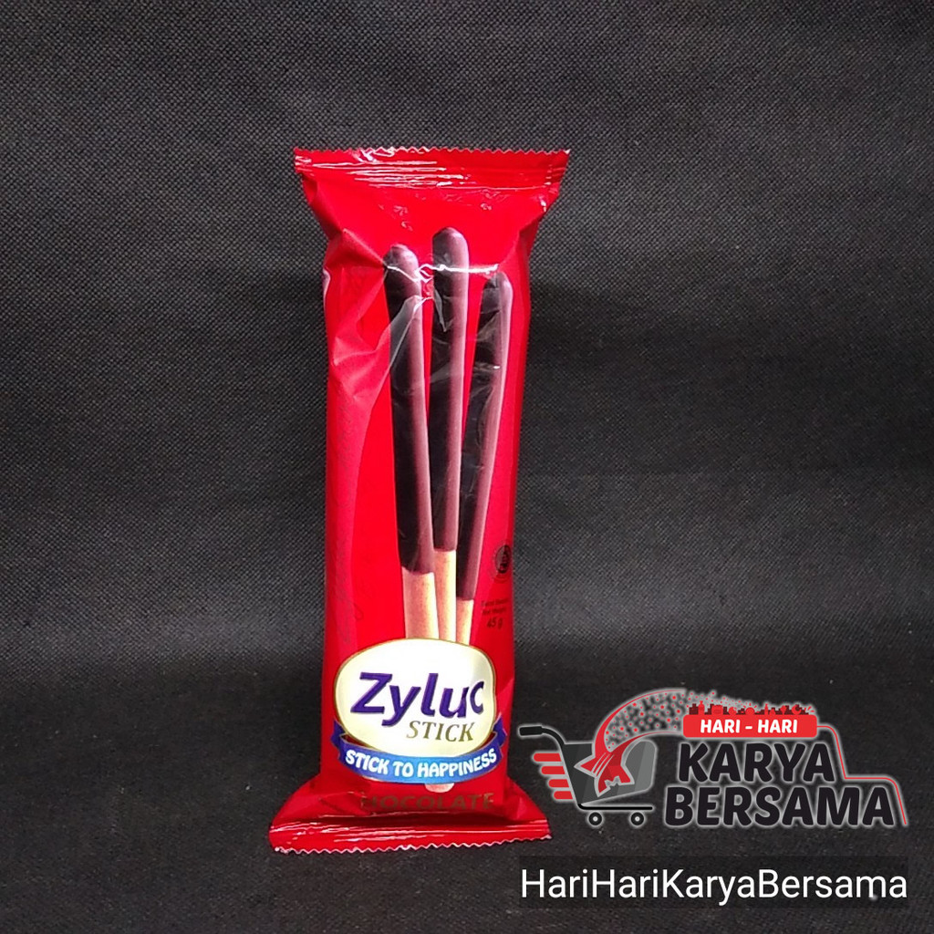 

MAKANAN RINGAN BISKUIT ZYLUC STICK CHOCOLATE 33GR