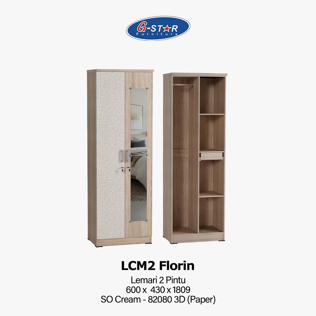 Lemari pakaian kaca 2 pintu 3 pintu lemari baju modern minimalis termurah