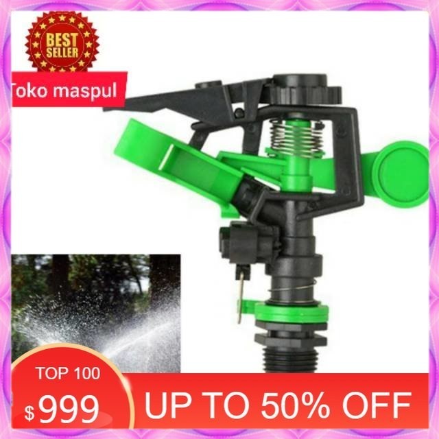 SPRINKLER TEMBAK OTOMATIS  SPRINKLE KINCIR AIR SPRINKLER IRIGASI ROTASI 360 DERAJAT-COD
