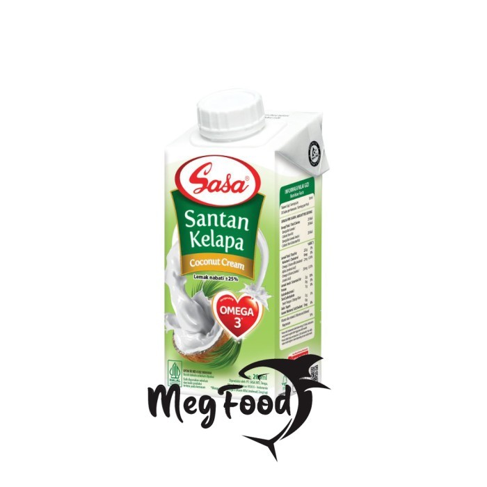

Sasa Santan Kelapa Cair 200 Ml