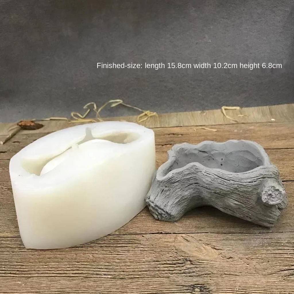 

Handmade DIY Cement Succulent Plant Homemade Creative Flower Pot Silicone Mold Nordic Style Large Candle Mould New