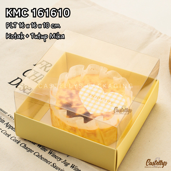 

Kotak Box Mika Kue KMC 161610 Cake Cheesecake Lapis Spiku Roti Hampers