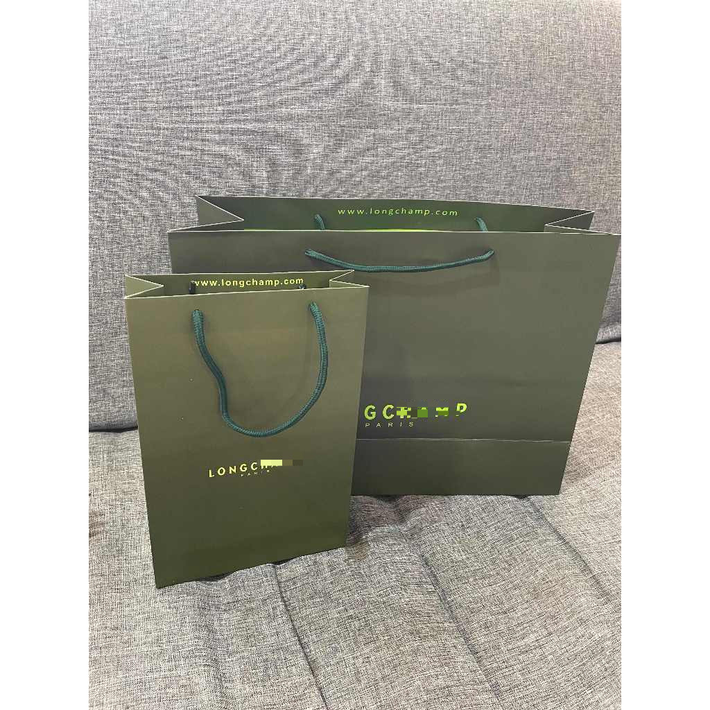 

PAPERBAG green for gift ready big size and small
