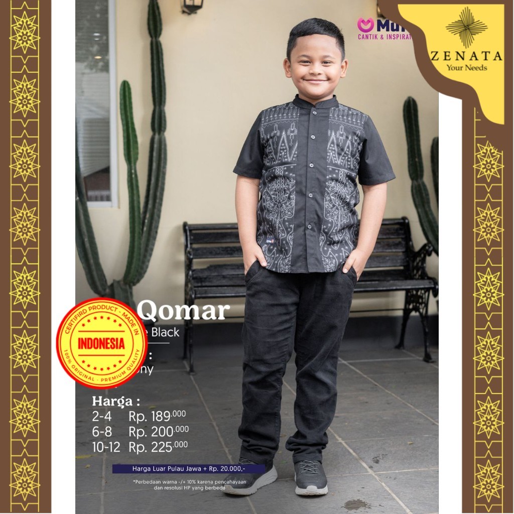 Sarimbit Lebaran Layla Koko Anak Laki-laki Little Mutif Qomar by Mutif