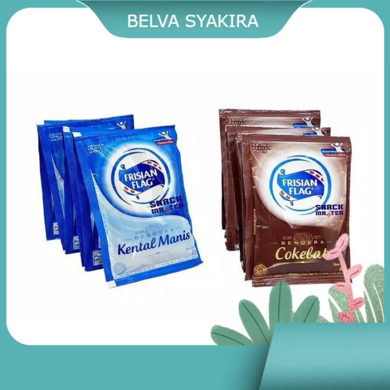 

Susu Bendera Frisian Flag Kental Manis Sachet isi 6 pcs 40 gram