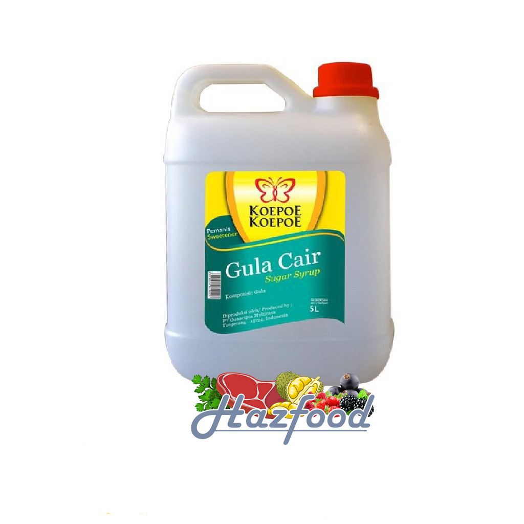 

Koepoe Koepoe Sugar Syrup / Gula Cair / Gula Fruktosa - 5 Liter