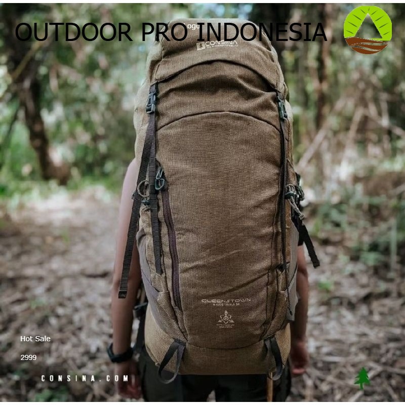 CONSINA. CARRIER CONSINA QUEENSTOWN 60 LITER BLACK