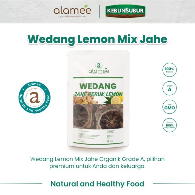 

ALAMEE Wedang Jahe Jeruk Lemon Rempah Minuman Herbal Alami Langsung Seduh Lengkap Organik Kebunsubur Kebunsubur