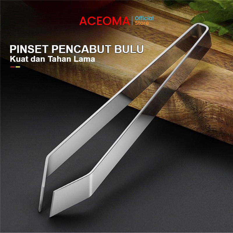 Pinset Pencabut Bulu Stainless Steel Japan Quality Alat Pencabut Alis, Uban, dan Bulu Ketiak Terbaik