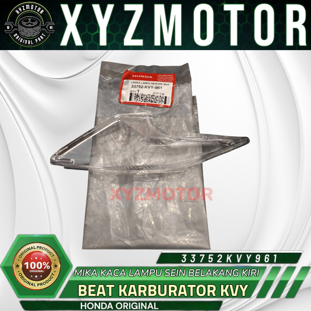 MIKA KACA LAMPU SEIN BELAKANG KIRI BEAT KARBURATOR KVY AHM 33752-KVY-961