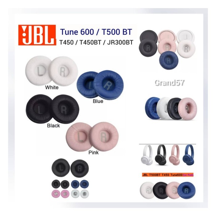 Busa foam headphone earpad JBL tune600 T500BT T450BT JR300BT tune 600 - White