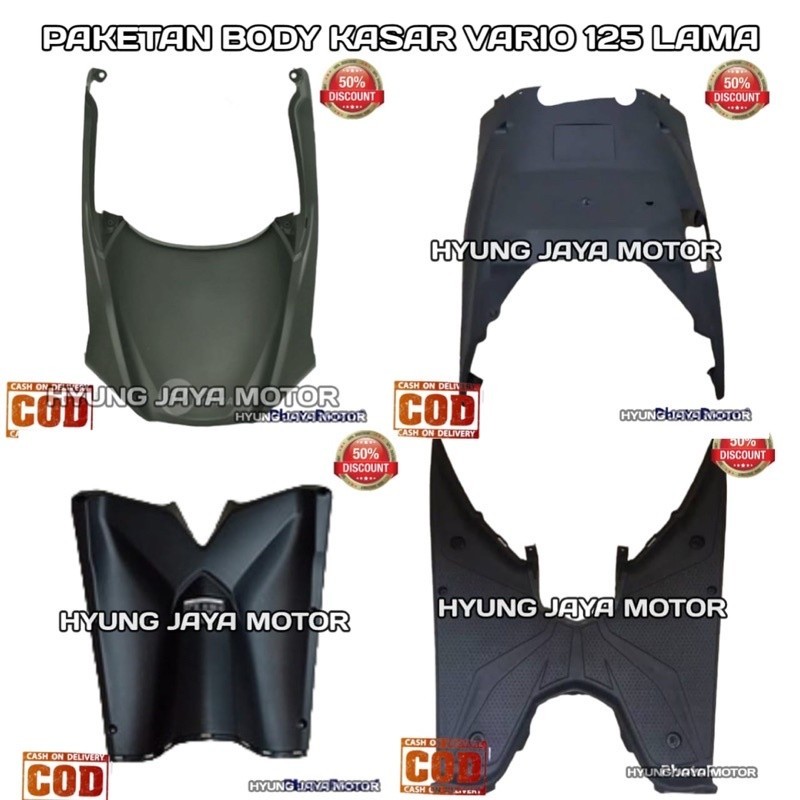 COVER BODY KASAR VARIO 125 LAMA / OLD ( 4 ITEM )