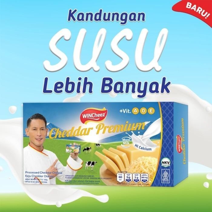 

WINCHEEZ CHEDDAR PREMIUM 160 GR / WINCHEEZ CHEDDAR GOLD 170 GR / WINCHEEZ Reguler 250 (Scoping 250 Gram)