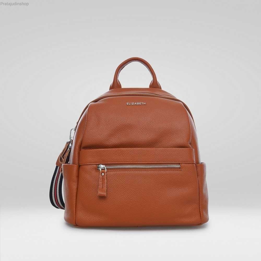 Tas Elizabeth Leather Backpack 0720-0417 - Free Dust Bag