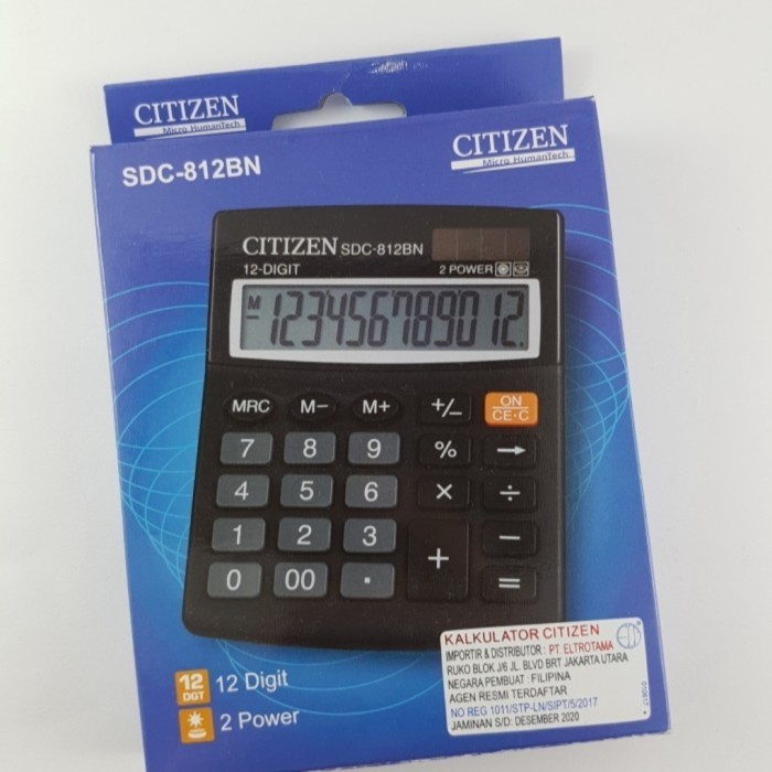 

kalkulator citizen sdc 812