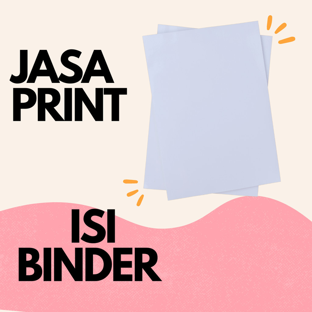 

JASA PRINT ISI BINDER A5 / B5