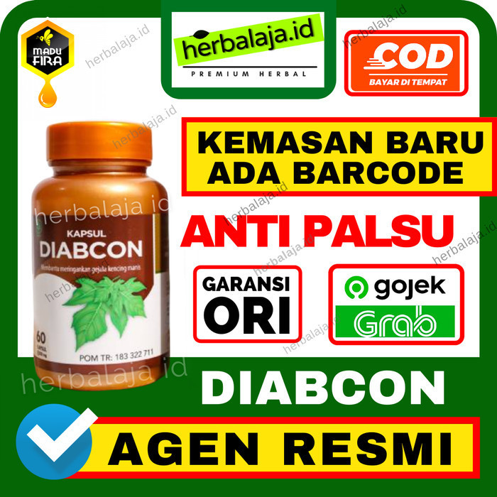 

Baru !! Kapsul Diabcon obat penurun gula darah diabetes tipe 2 kering herbal