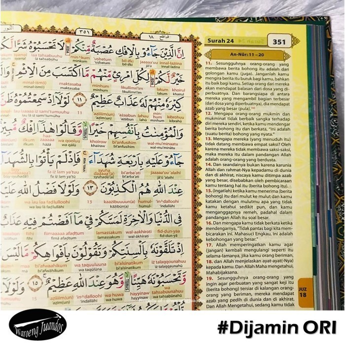 Terlaris ✨ -Alquran Al Madrasah Duo Latin Ukuran Besar A4 Warna Merah - Alqosbah