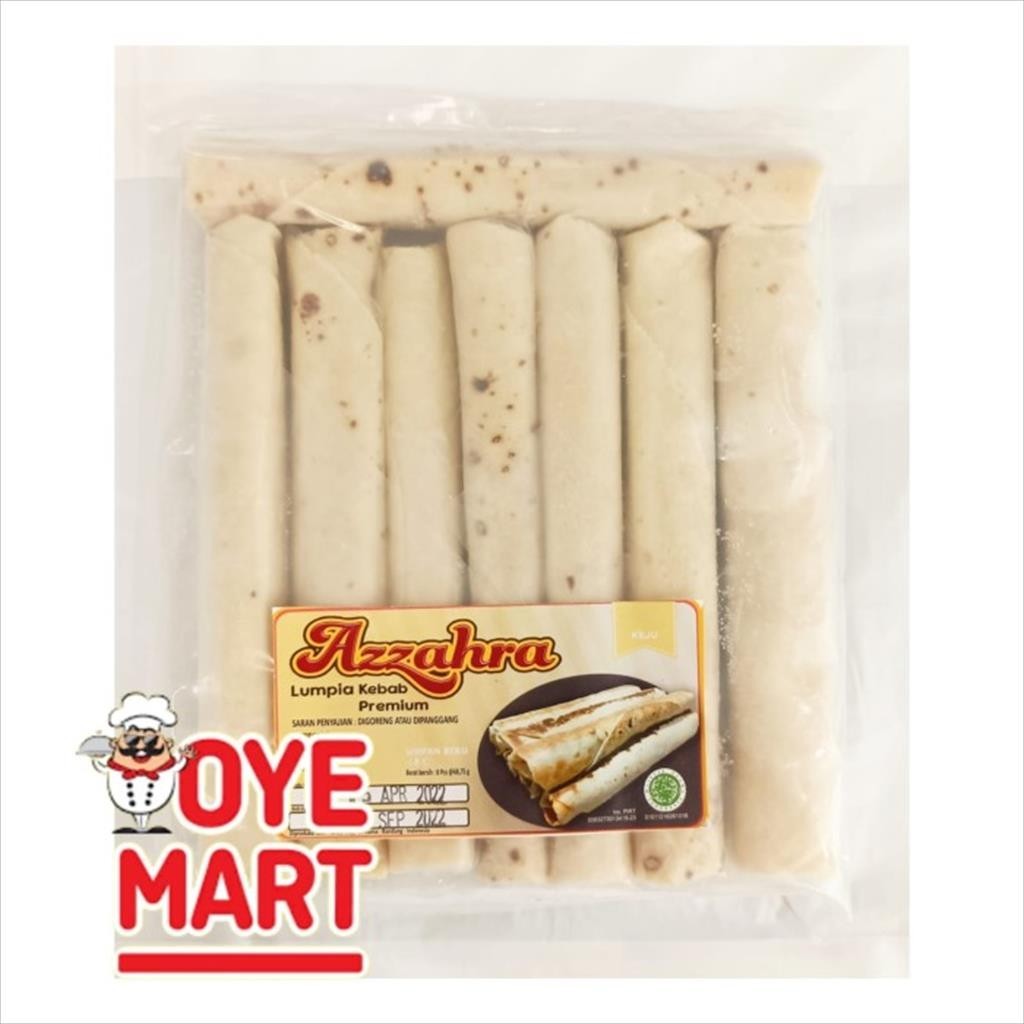 

AZZAHRA LUMPIA KEBAB PREMIUM RASA KEJU ISI 8PCS