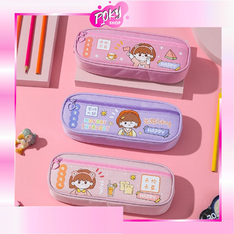 

POKY - S5833 Tempat Pensil / Tempat Alat Tulis Motif Lucu / Pencil Case Cartoon / Tempat Pensil Resleting Model Terbaru