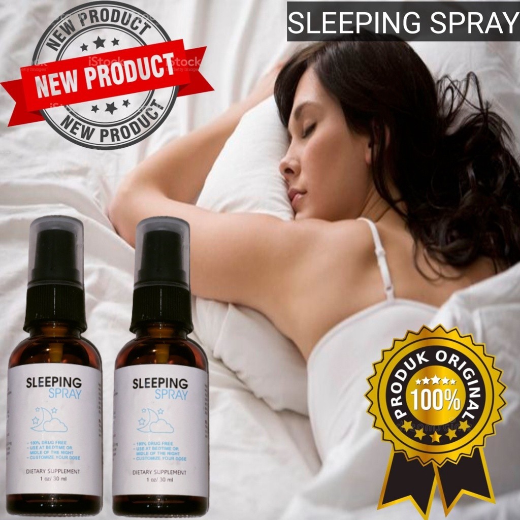 

Sleeping Spray obat tidur ampuh asli 100% ORIGINAL untuk wanita/pria 30ml