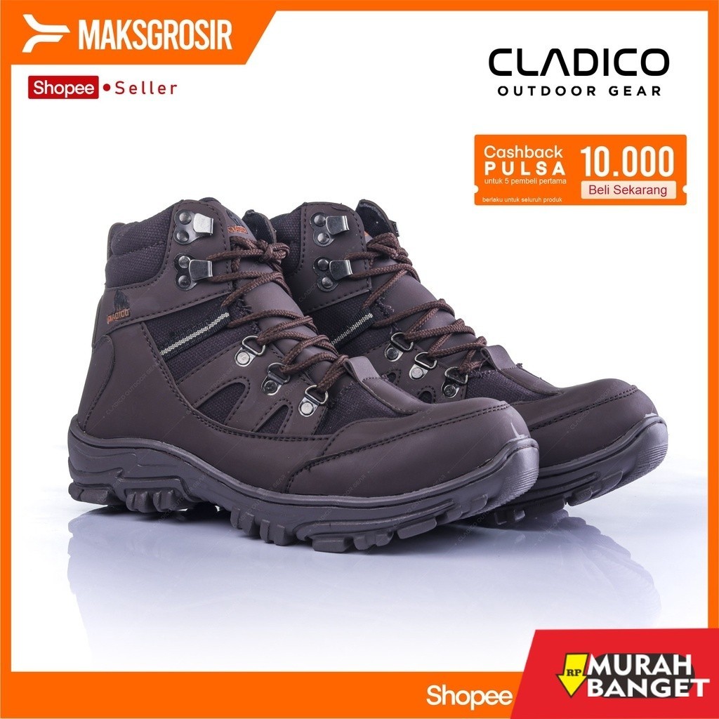 Sepatu pdh- SEPATU BOOTS SAFETY PRIA KERJA CLADICO ROADSTER ORIGINAL PDL PDH HIKING GUNUNG TERMURAH 