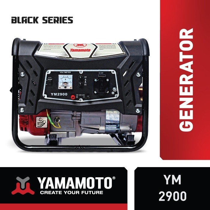 Genset Listrik Bensin Yamamoto YM 2900 - Daya 1000 Watt