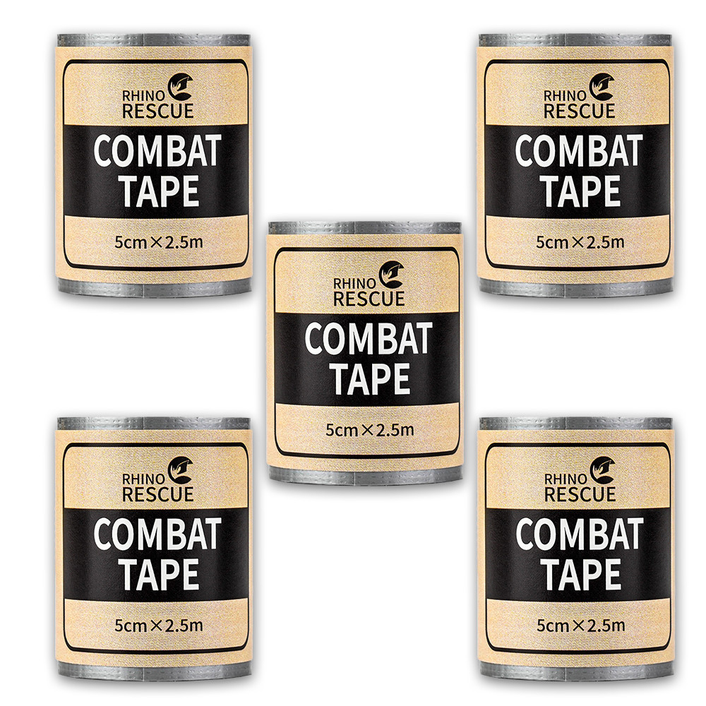 

Rhino Rescue Duct Tape Combat Trauma Adhesive Weatherproof Flexible Multi Use No Residue