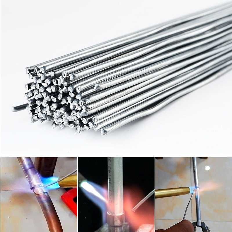 Kawat Las Listrik Aluminium - Taffware Kawat Las Aluminium Electrode Suhu Rendah 500mm 20PCS - M1272