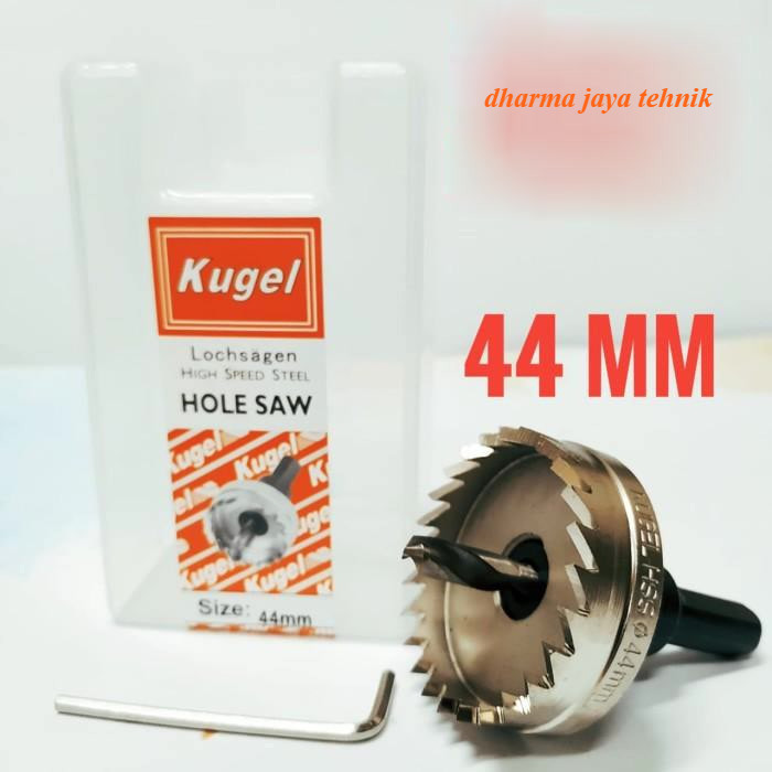 Holesaw Besi HSS 44mm Kugel | Hole saw Mata Bor Lubang Besi 44 mm -MJM