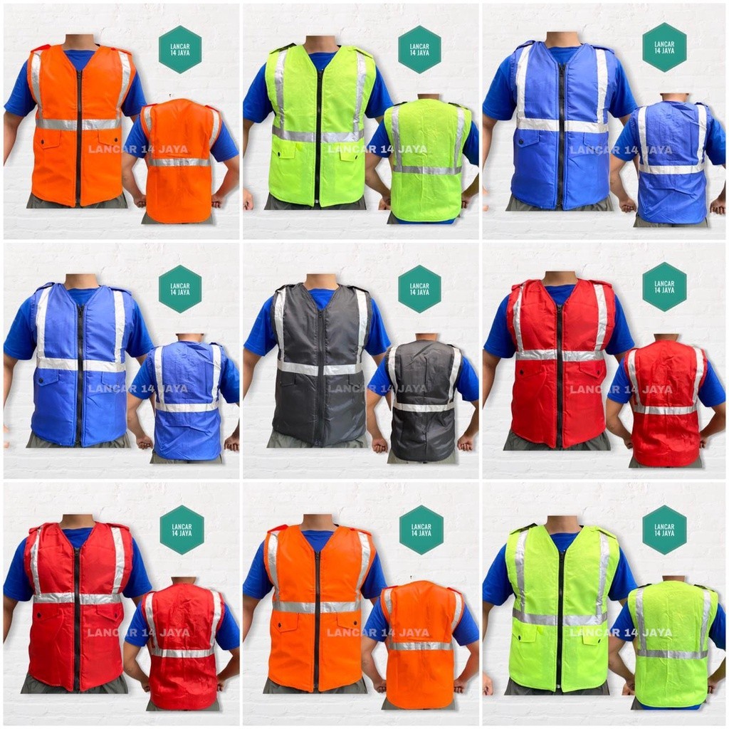 Rompi Parasit / Parasut - Rompi Safety - Rompi Proyek - Rompi Ojek - Rompi Parkir- Rompi Serbaguna -