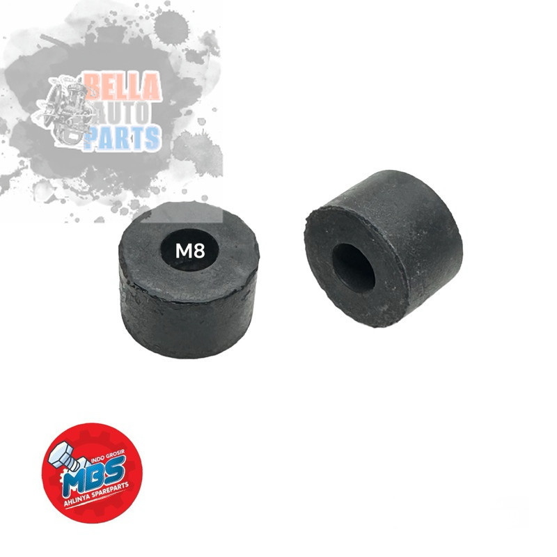 monting karet rubber c karet monting m8 untuk baut 12 ring tebal original KARET Kenalpot