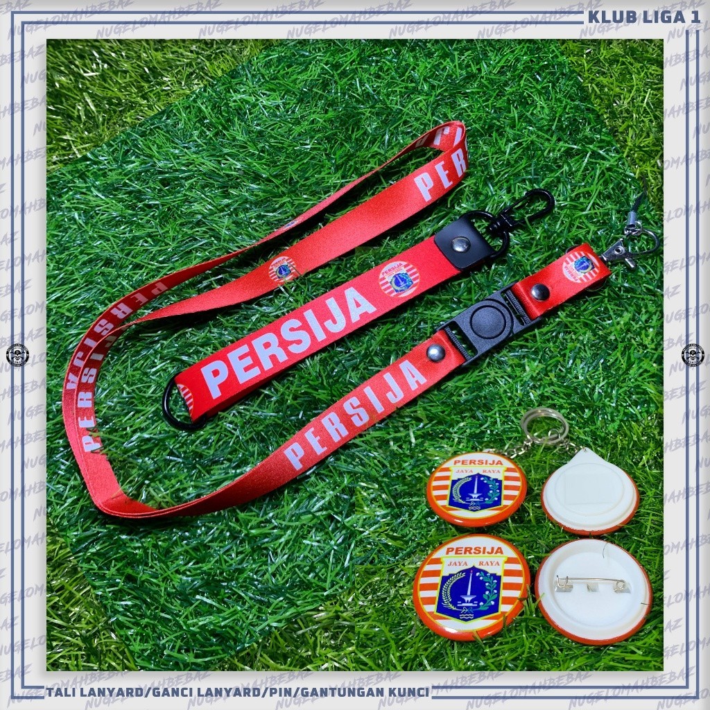 

TALI LANYARD/GANCI/PIN/GANTUNGAN KUNCI/HP/KLUB LIGA 1 - PERSIJA