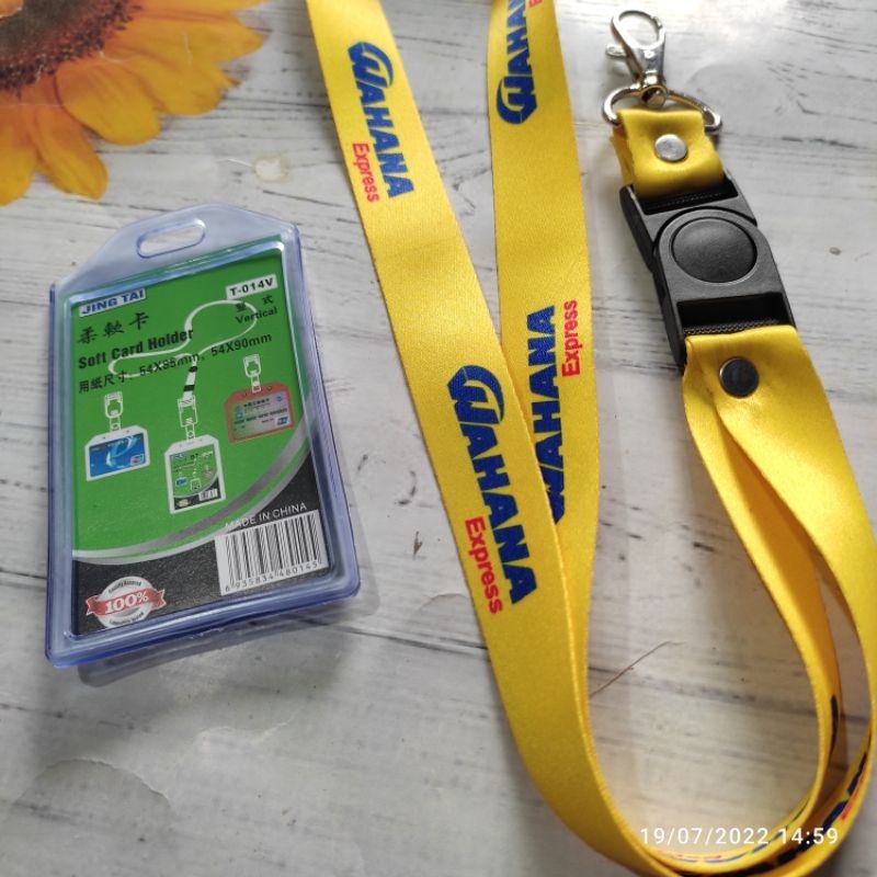 

Tali id WAHANA express / Lanyard wahana ekspress idcard printing