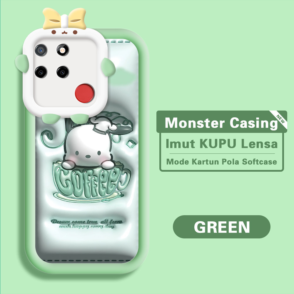 Realme C12 C25 C25S C15 Narzo 20 30A Untuk Phone Softcase Casing Soft Kesing Kartun Hp Case Cinnamon