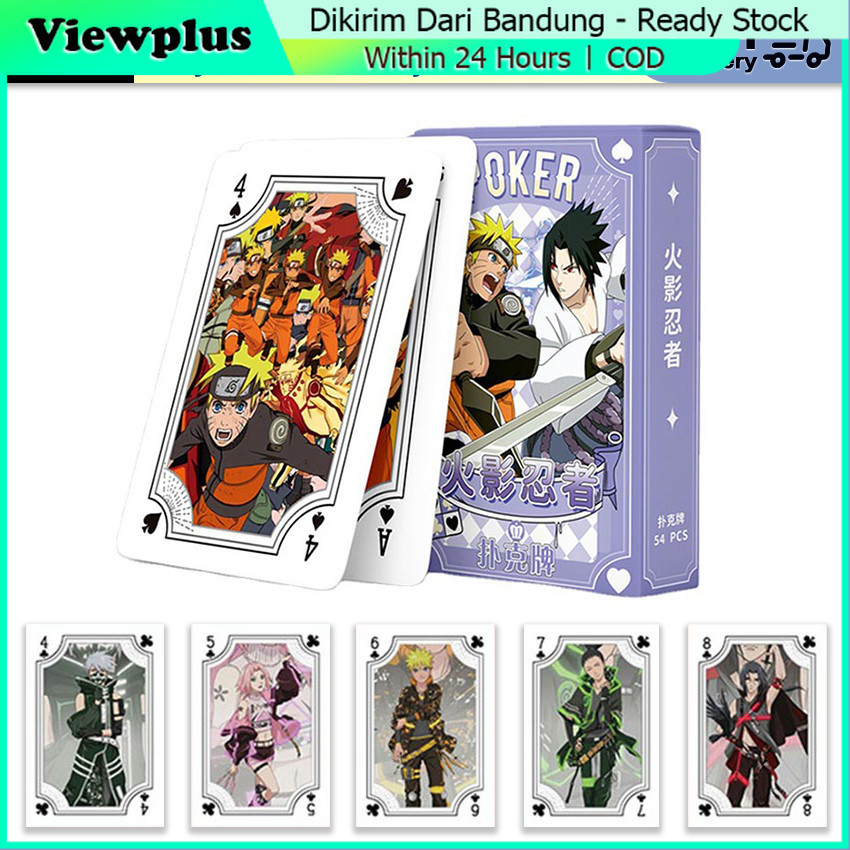 Kartu Remi Anime Poker NARUTO Playing Cards
