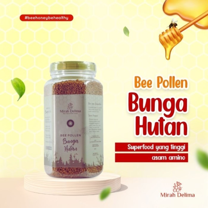 

Raw Bee Pollen - Natures Super Food - Bunga Hutan