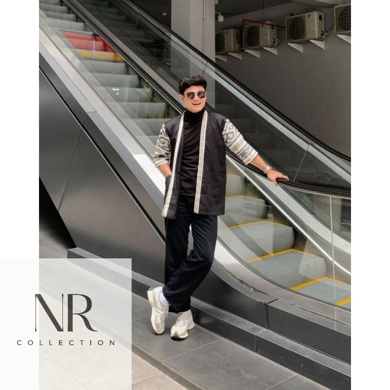 Outer Kimono Atasan Blazzer Tenun Ethnik Terbaru Cardigan shirt Pria/Wanita Dewasa Unisex Tenun song