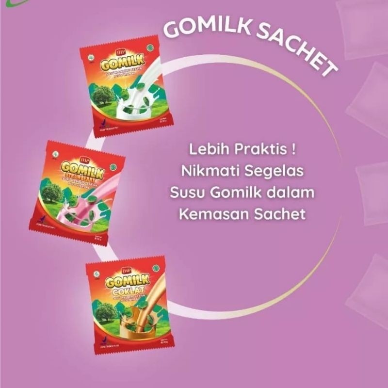 

GOMILK 25gram 1 sachet GOMILK susu kambing etawa herbal | 100% ORIGINAL