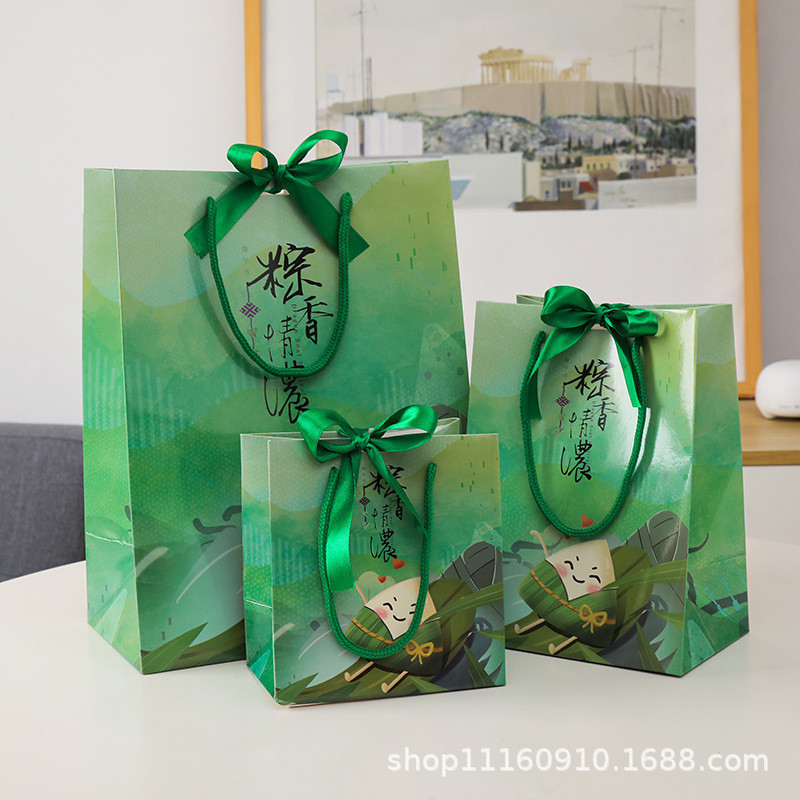 

(Delin) Paperbag Bakcang Festival Paper bag Dragon Festival Goodie Bag Bakcang Tas Hampers motif Bakcang