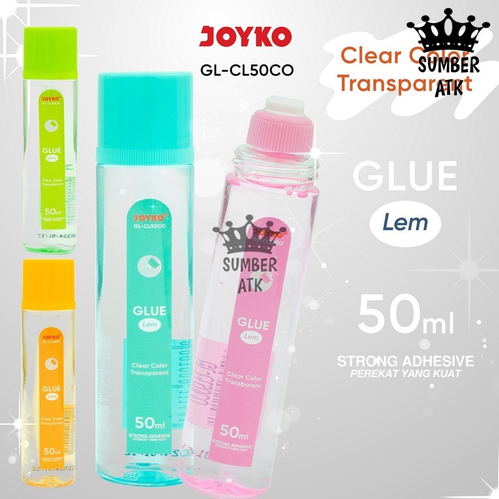 

Liquid Glue Lem Kertas Cair Joyko GL-CL50 GL-CL50CO 50ml