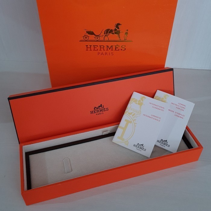 TERMURAH Kotak box jam tangan merk HERMES watch model Original fullset