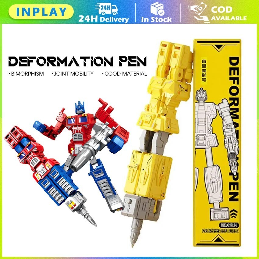 

Pena Mainan Transformer Anak Laki / Pulpen Robot Transformasi Pena Bolpen Anak Mainan / Pena Mainan Figur Robot Gift