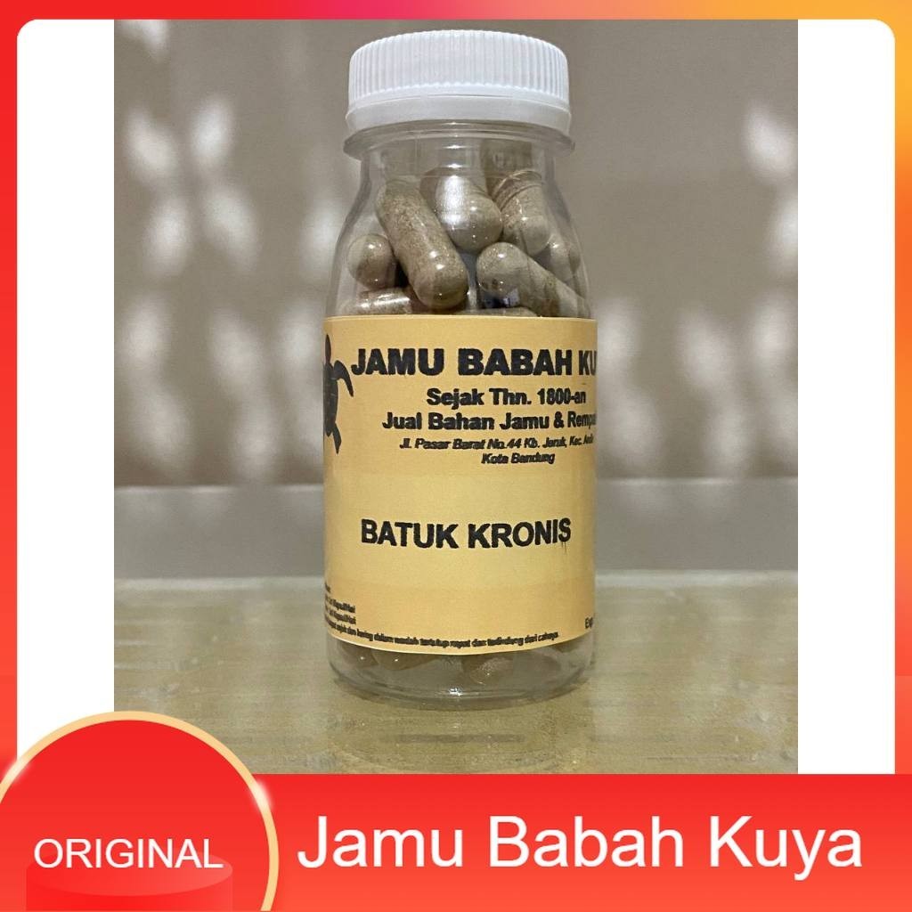 

Jamu Babah Kuya - Batuk Kronis (50 Kapsul) Herbal