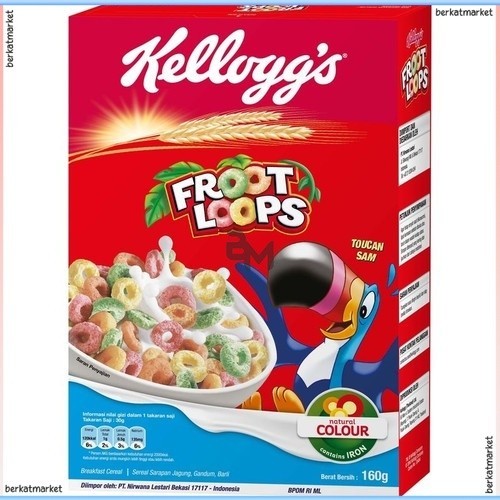 

Kellogs Cereal Coco PopsCorn FlakesFruit Loops Sereal 150gr