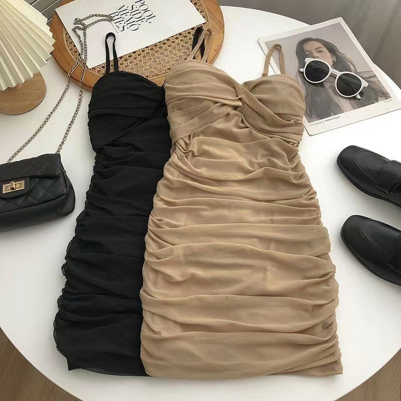 Gaun Seksi Bahan Premium Dress Dewasa Murah Dress Mini Bodycon Drass Tanktop Korean Style Slim Fit P